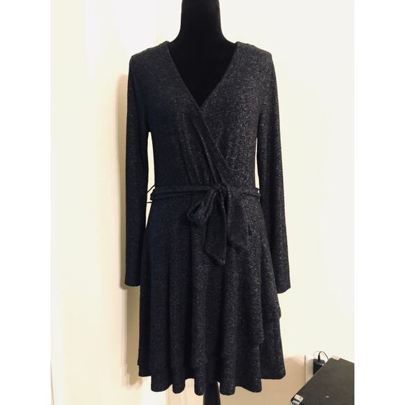 Anthropologie Saturday Sunday Faux Wrap Dress sz S - Picture 2 of 2